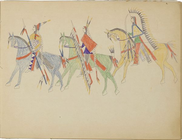 Warriors on horseback