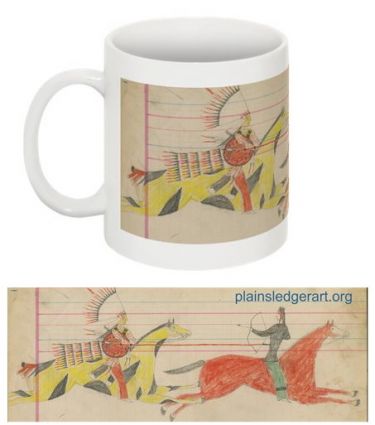 Coffee Mug - Black Horse Ledger: Plate 63