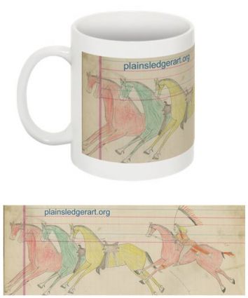 Coffee Mug - Black Horse Ledger: Plate 41