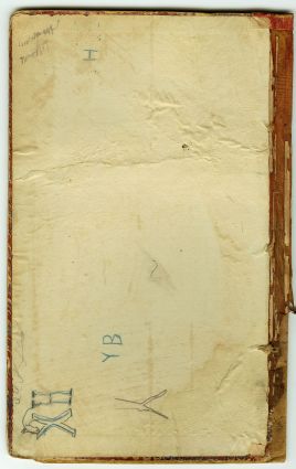 Ewers Ledger: Plate 37 Rear inside cover